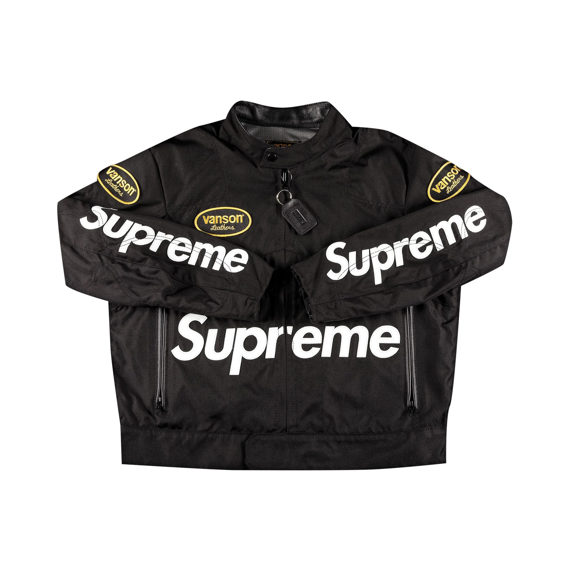 Supreme x Vanson Leathers Cordura Jacket 'Black' - 1