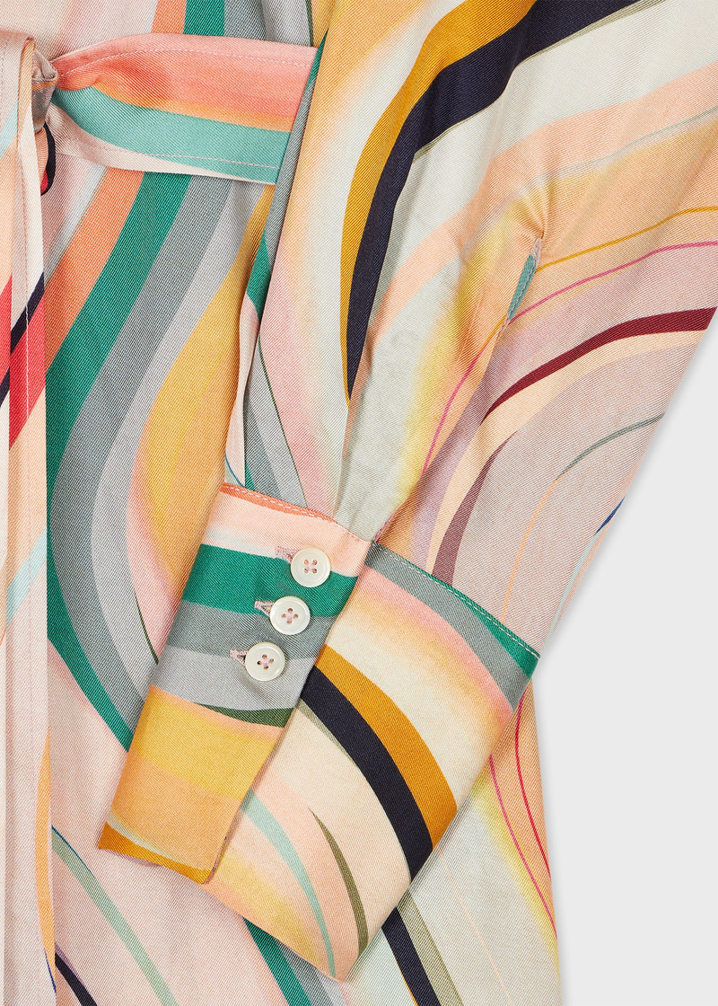 Paul Smith Women's 'Dusky Swirl' Shirt Dress outlook