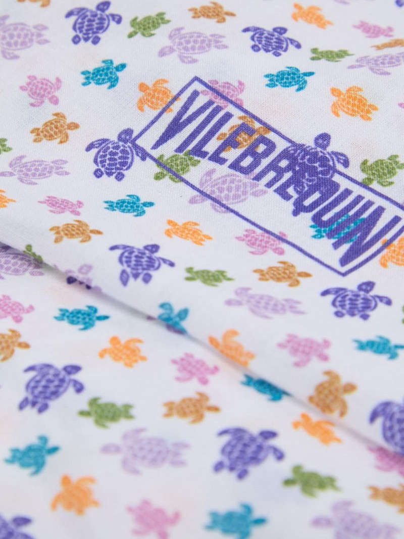 Vilebrequin turtle-print square bandana scarf outlook
