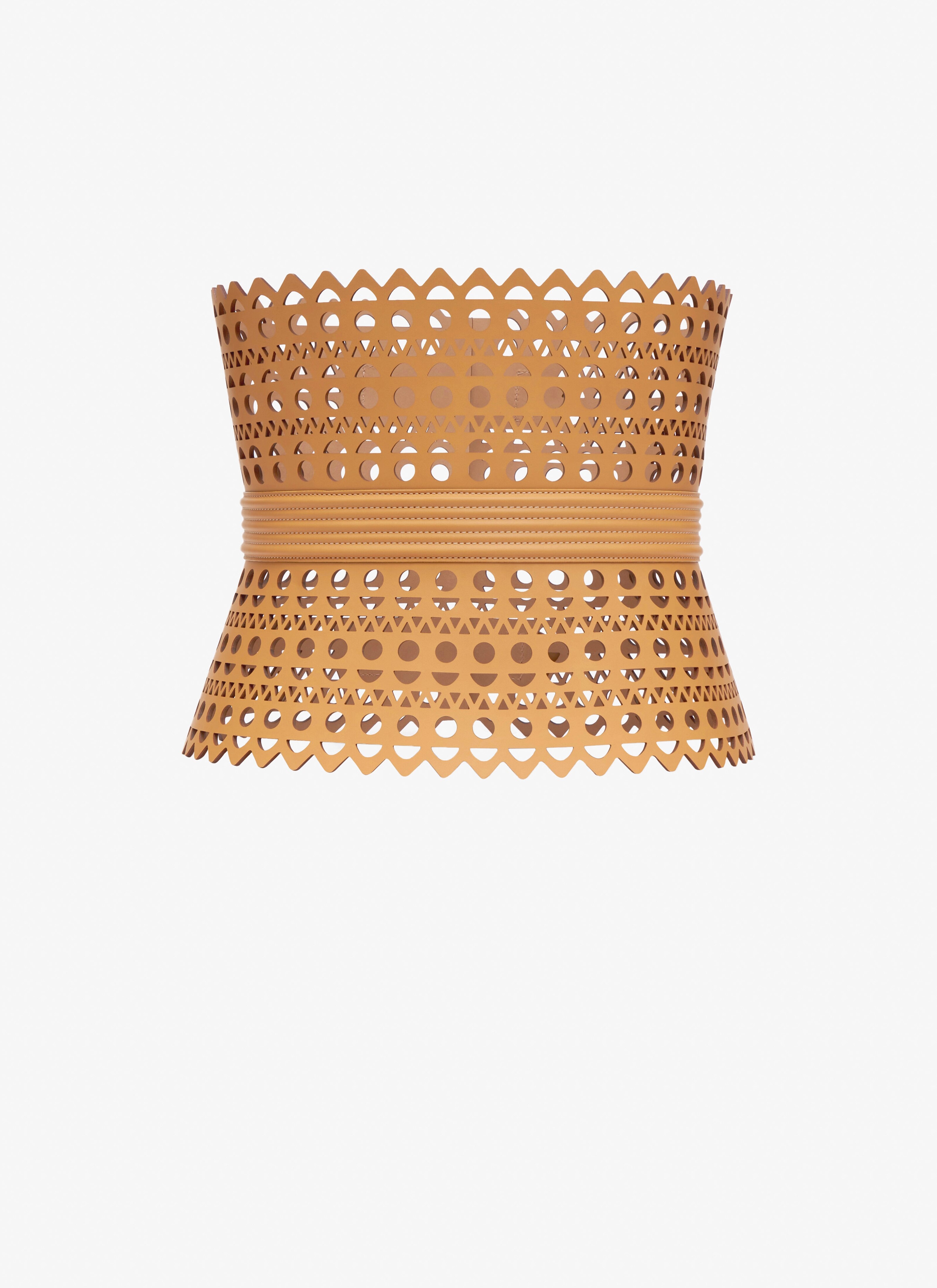 CORSET BELT IN VIENNE CALFSKIN - 2