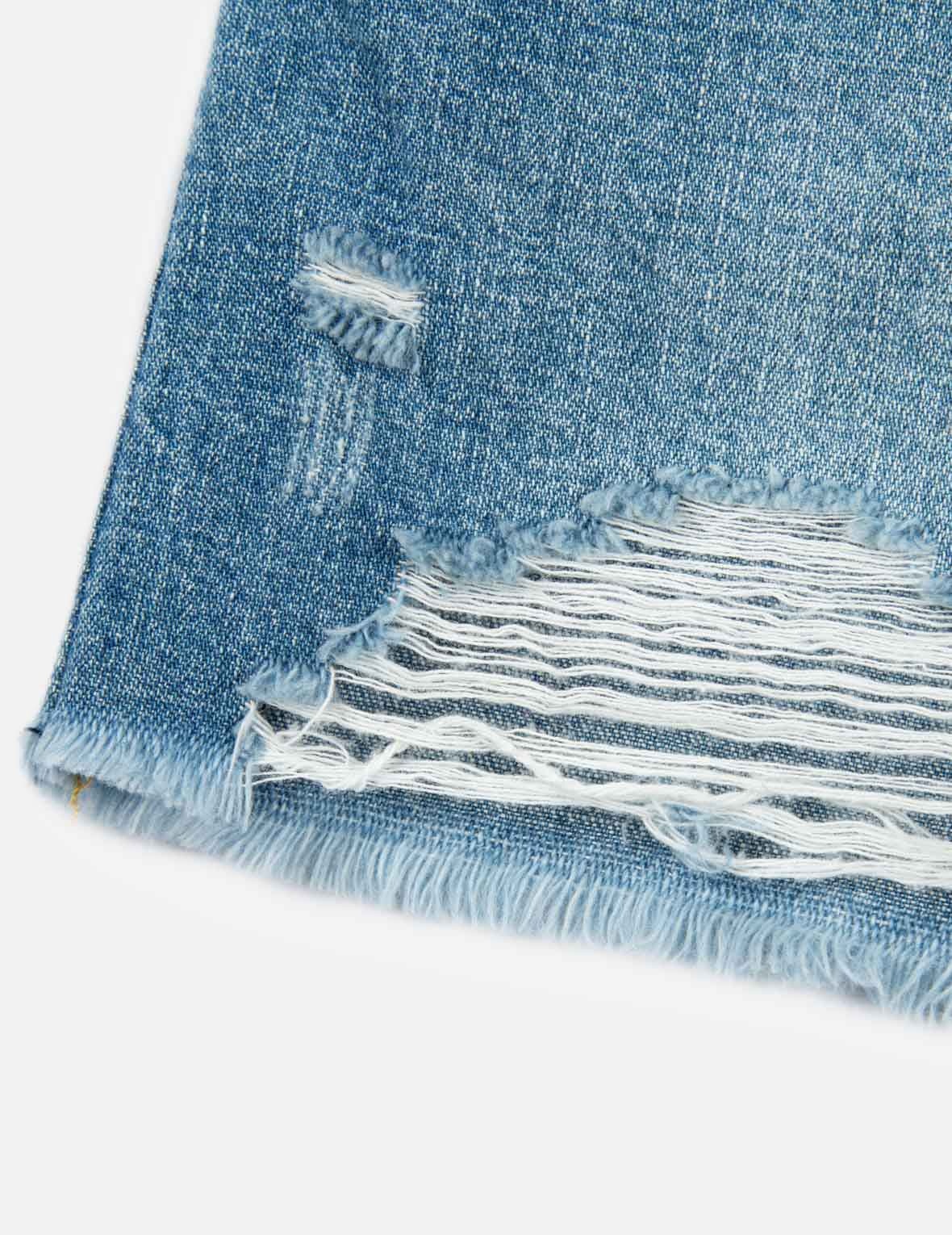 SEAGULL PRINT DENIM JUMPSUIT - 12