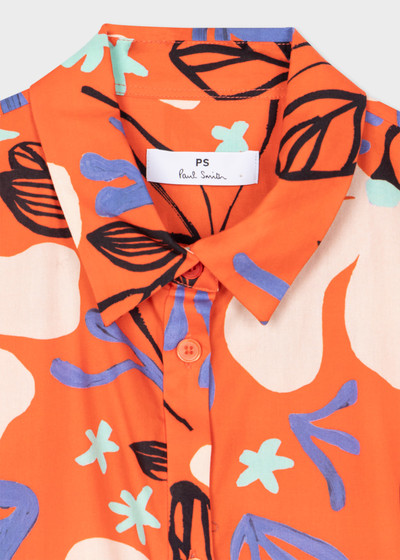 Paul Smith Cotton 'Sea Floral' Shirt Dress outlook