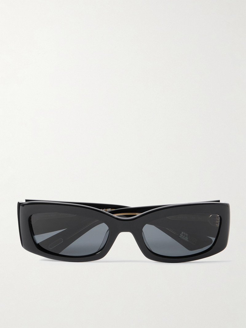 + Khaite 1989c Rectangular-frame Acetate Sunglasses 1