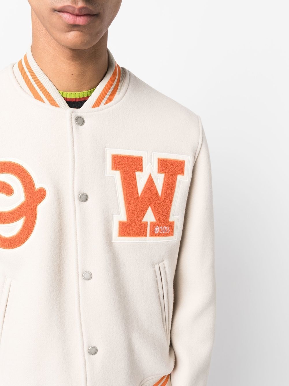 logo-patch varsity jacket - 5