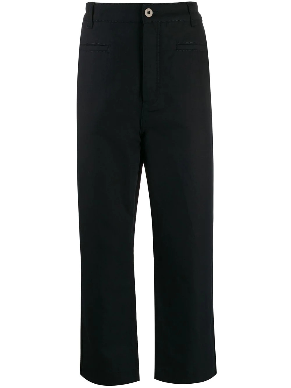 cropped tailored trousers - 1