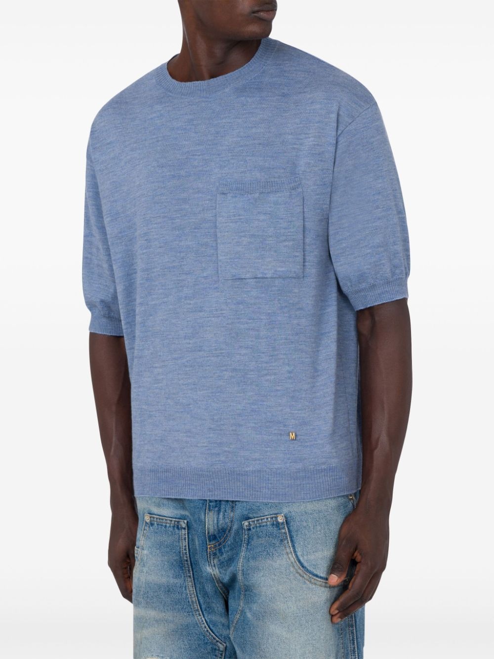 fine-knit T-shirt - 2