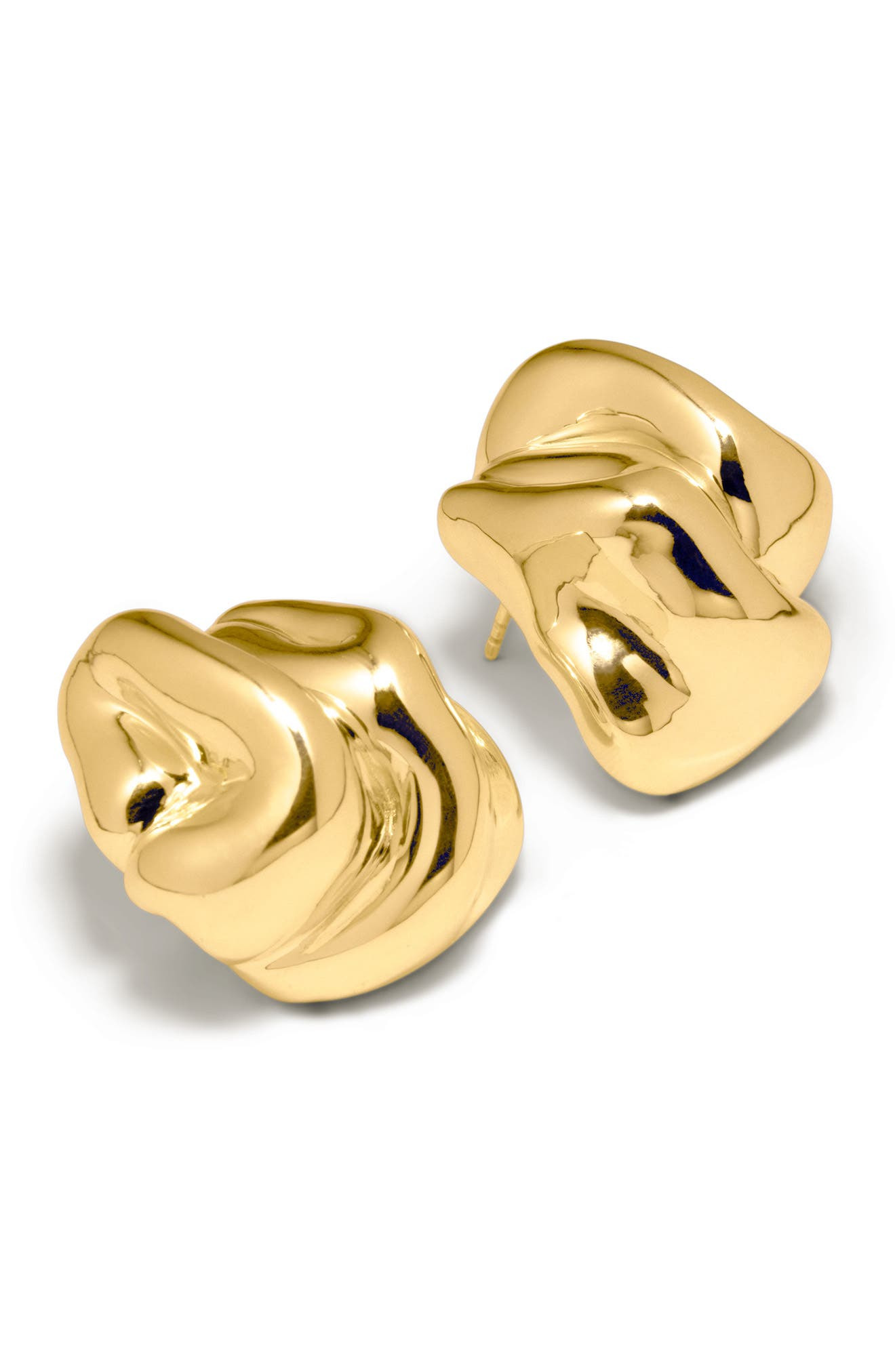 COMPLETEDWORKS Sculptural Inflated Stud Earrings in 18Ct Gold Plated at Nordstrom - 4