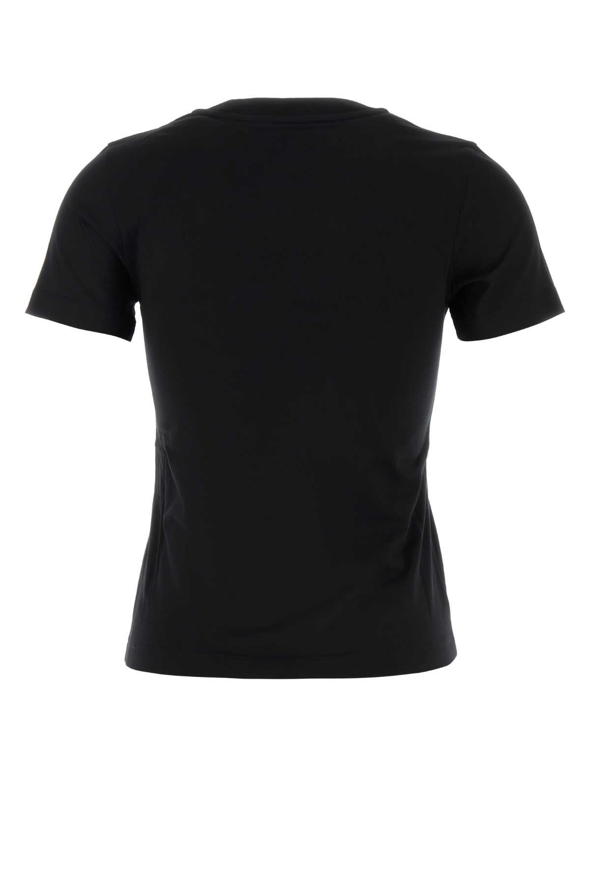 Moncler Women Black Cotton T-Shirt - 2