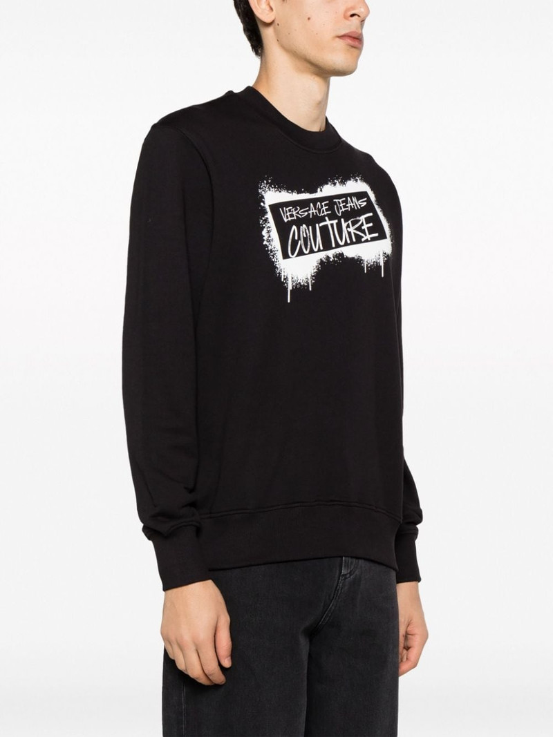 logo-print cotton sweatshirt 3
