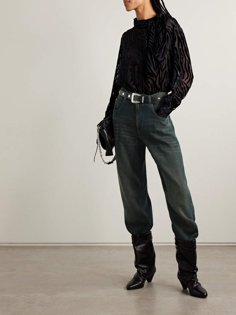 Isabel Marant Jenny High-rise Straight-leg Jeans outlook