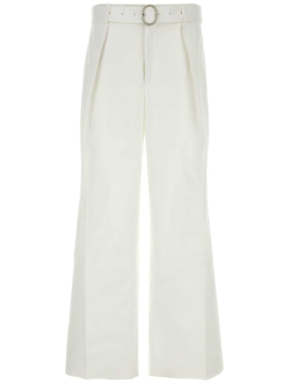 belted wide-leg trousers - 1