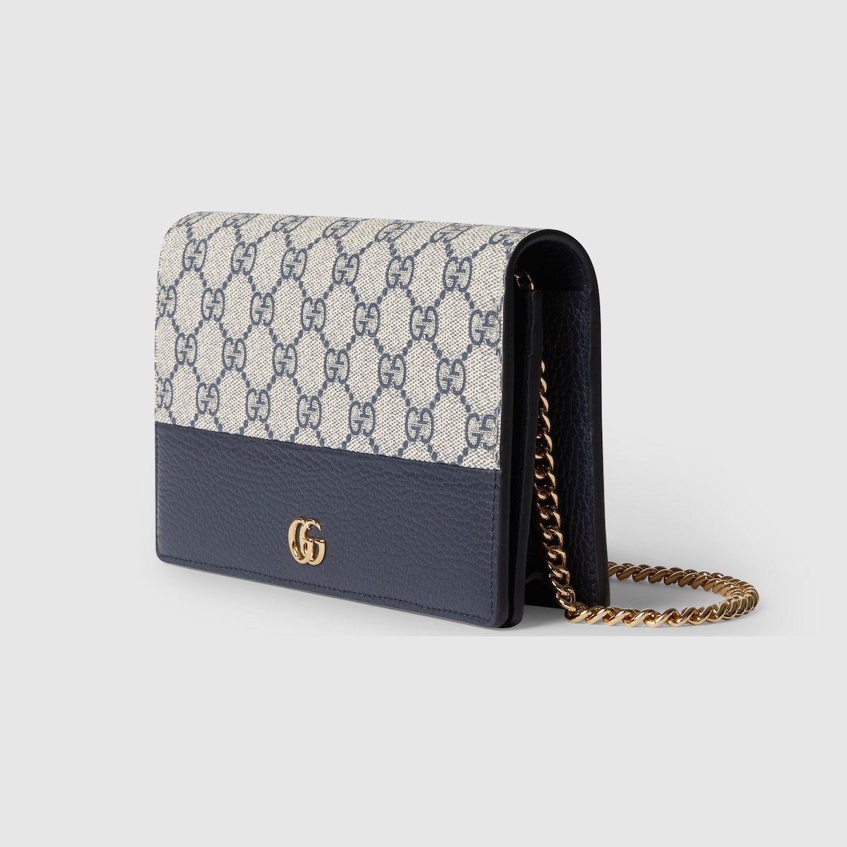 GG Marmont bi-color mini chain bag - 2