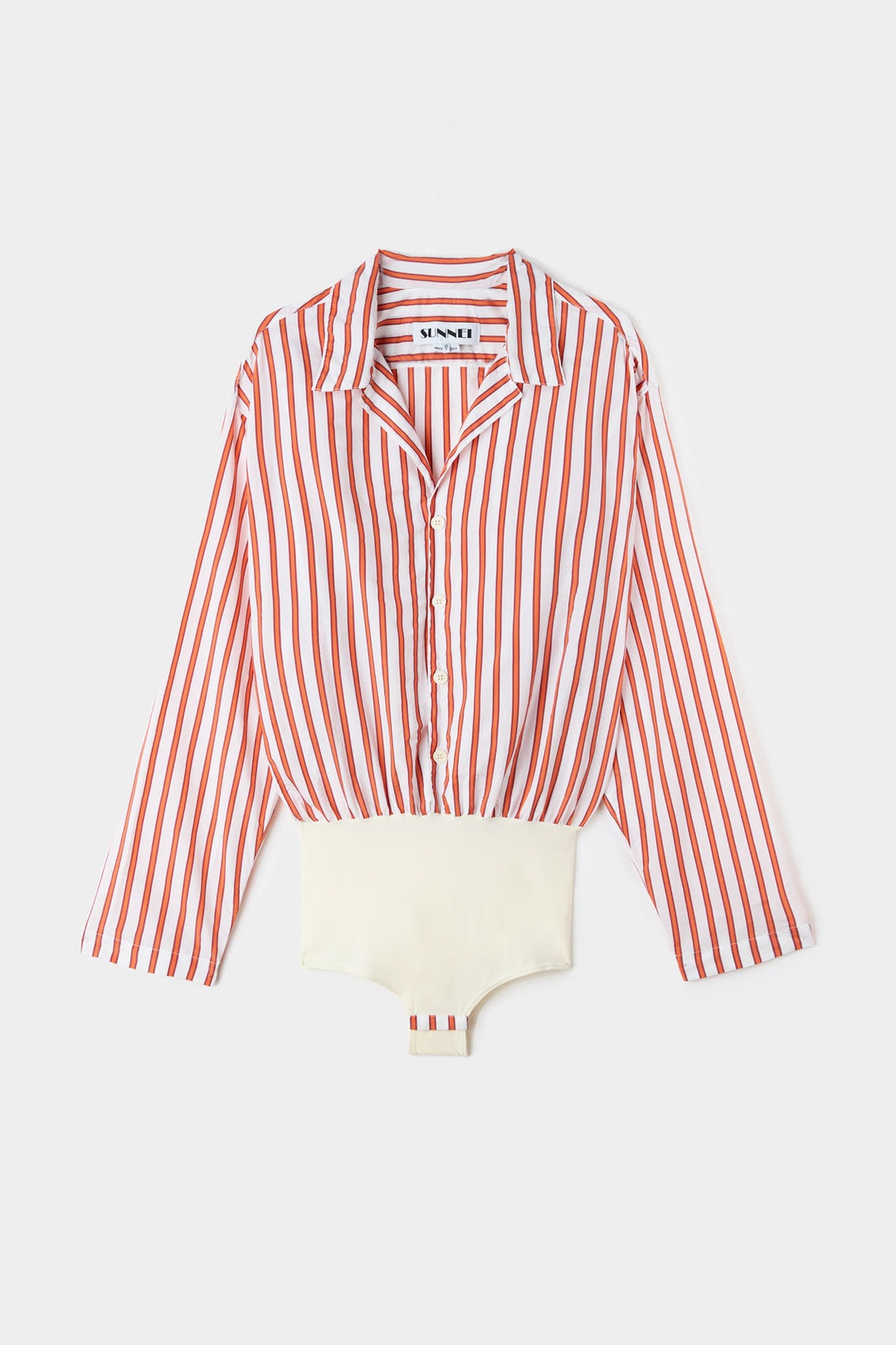BODY SHIRT/  white & red stripes - 2