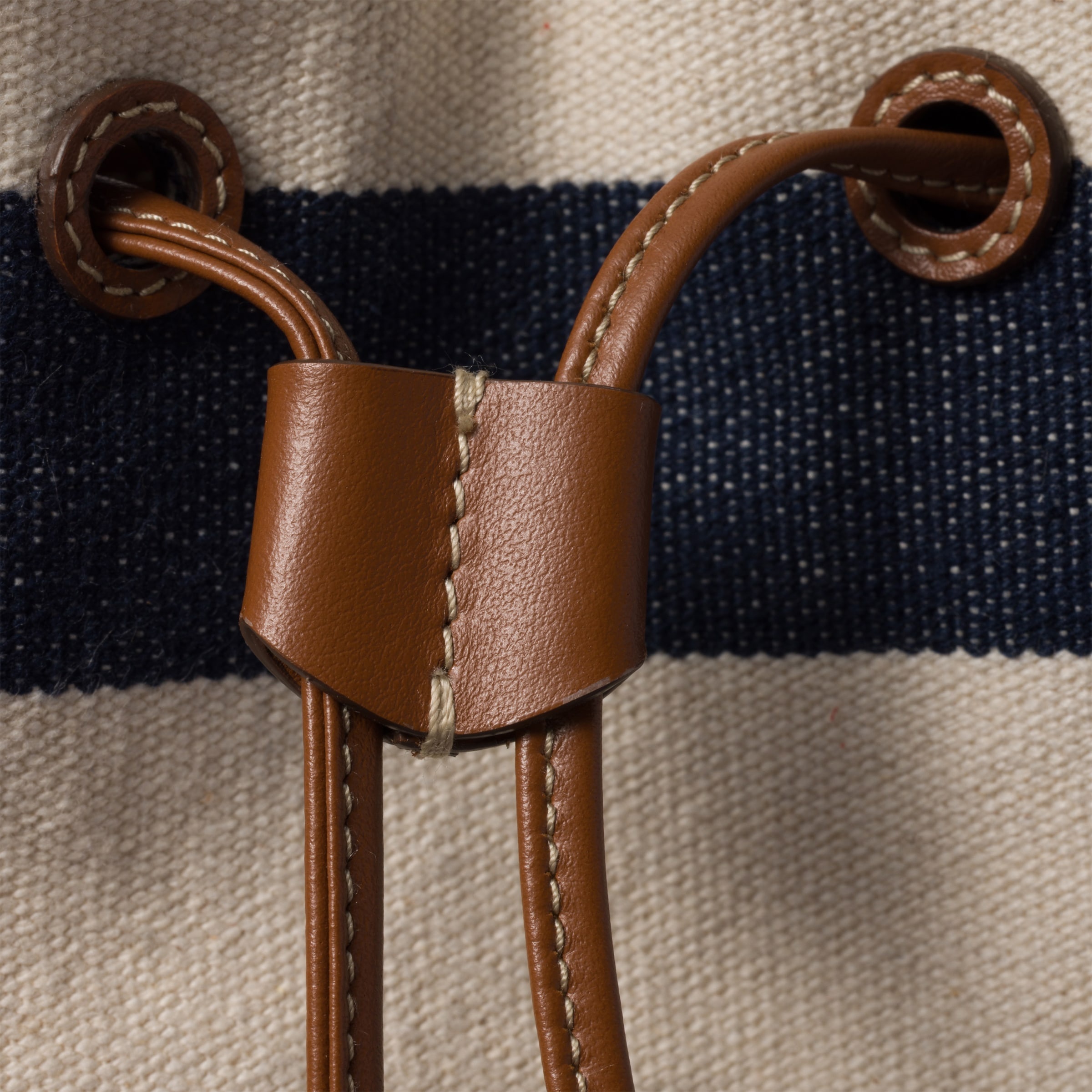 ☆送料・関税込☆MIUMIU★Striped Fabric Drawstring Pouch★ Miu Miu Striped fabric drawstring pouch | REVERSIBLE