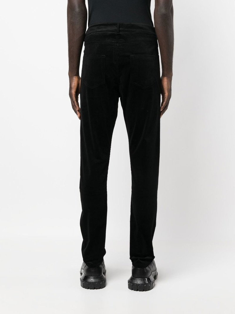 slim-fit corduroy trousers 4