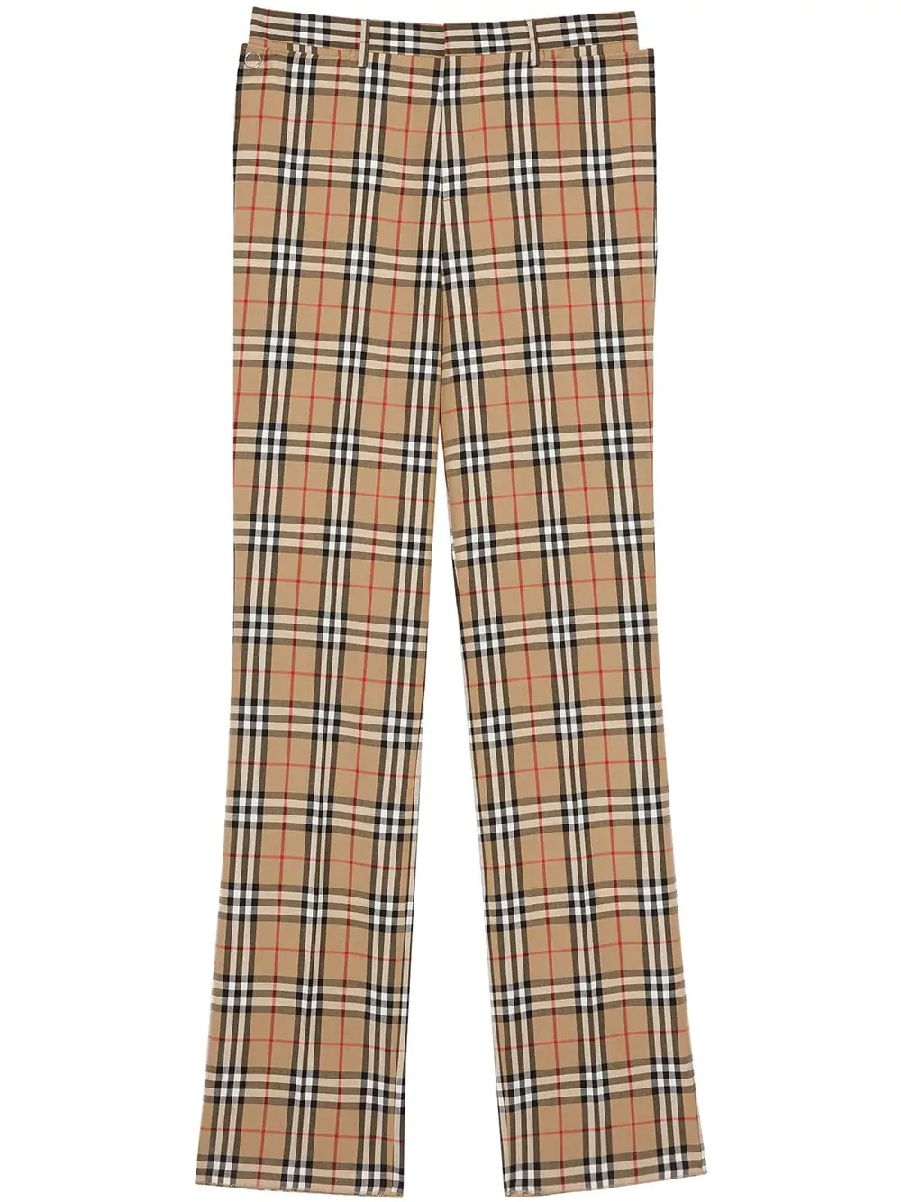 Vintage Check straight-leg trousers - 1