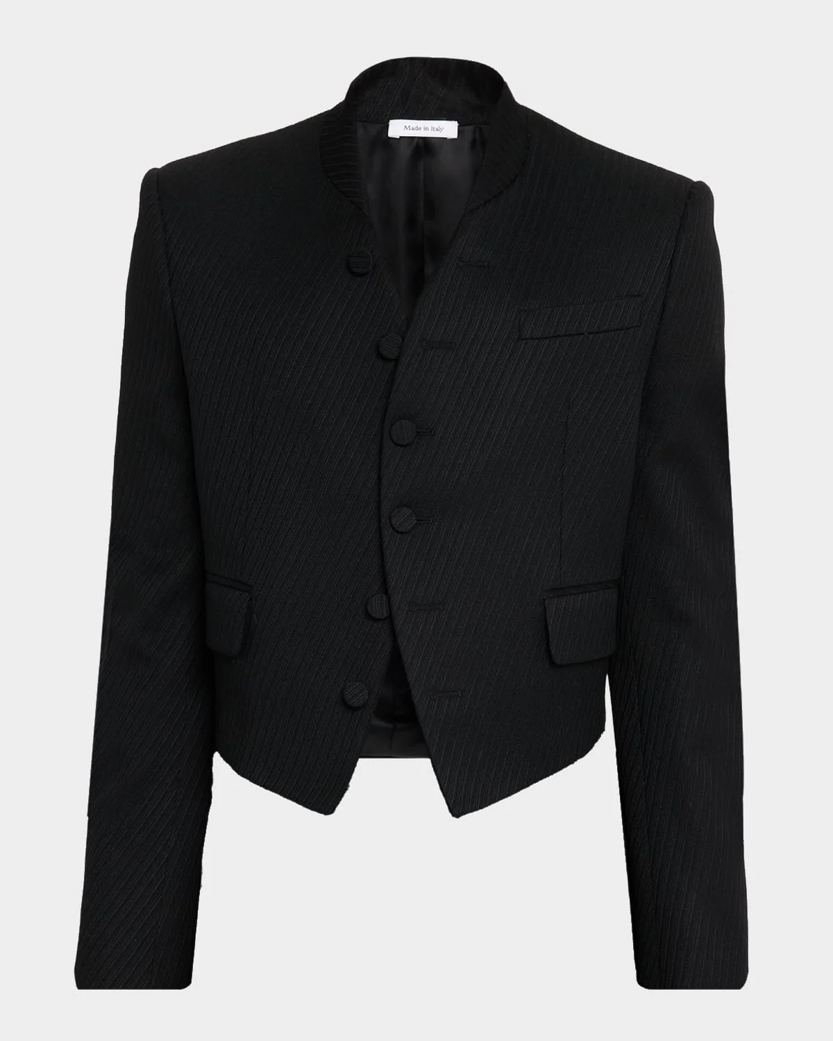 Men's Shrunken Exploded Tweed Blazer - 1