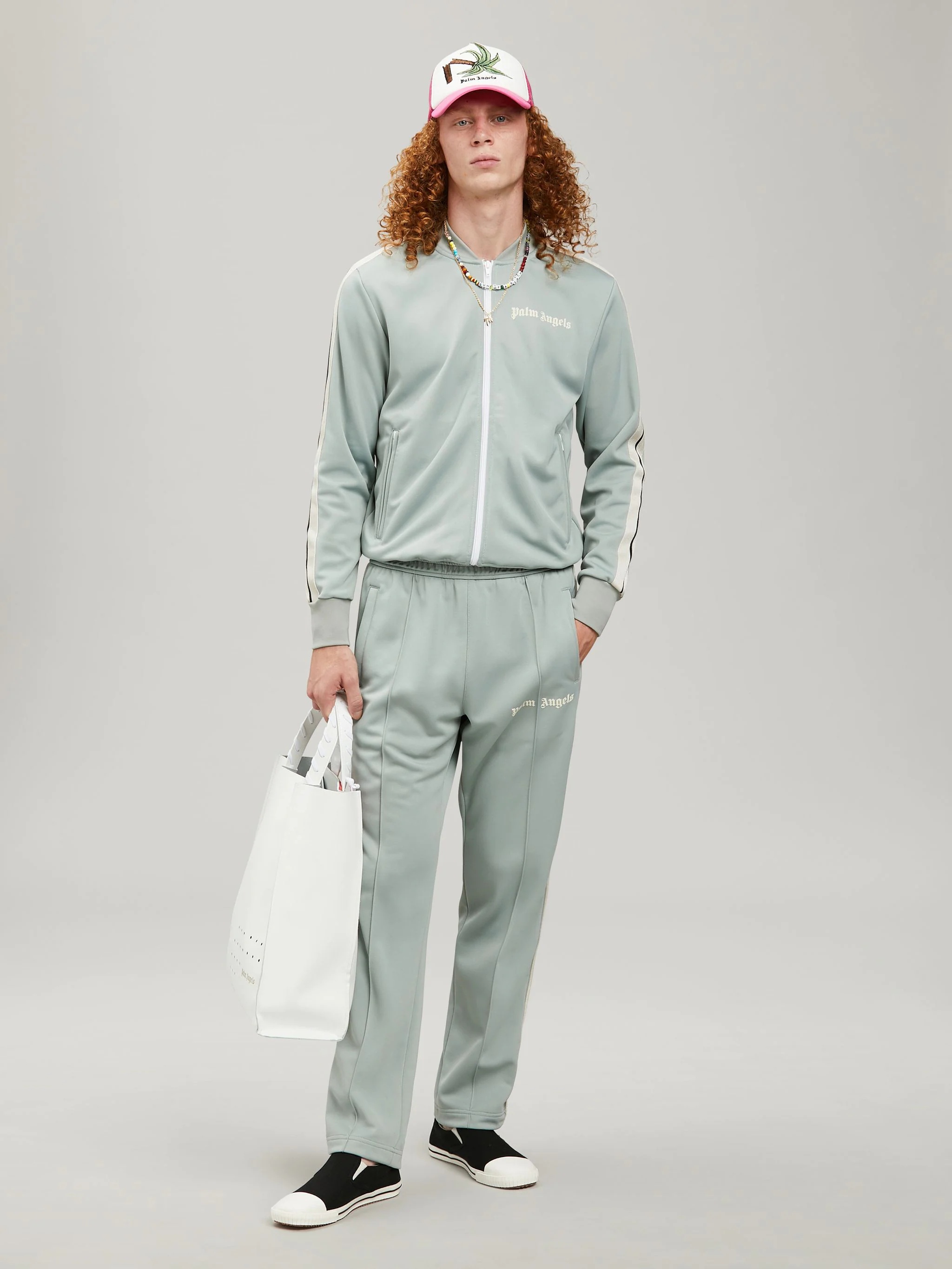 SEAFOAM SLIM TRACK PANTS - 2