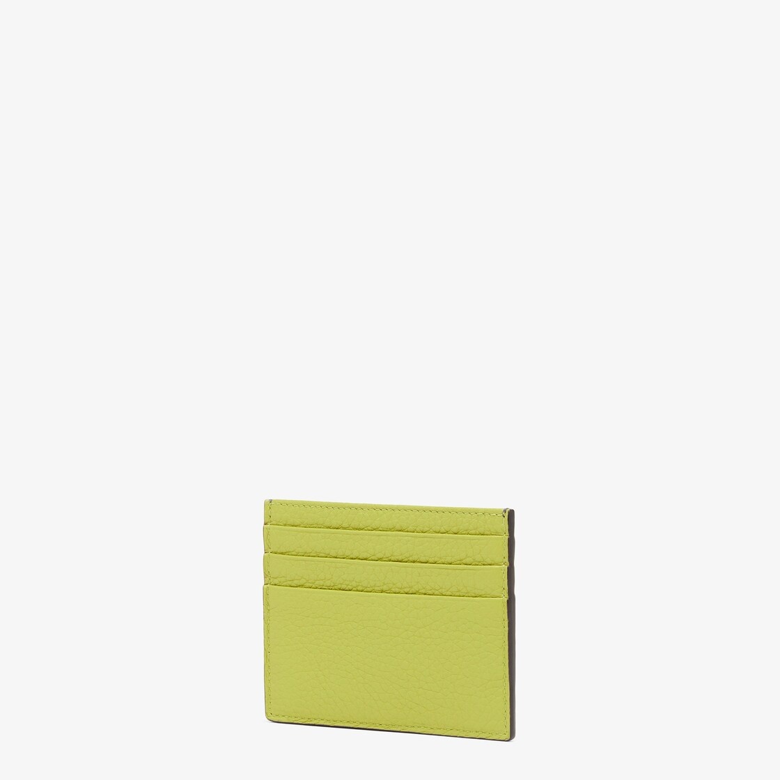 Card holder with six slots and flat central pocket. Made of gray Cuoio Romano leather with contrasti - 2
