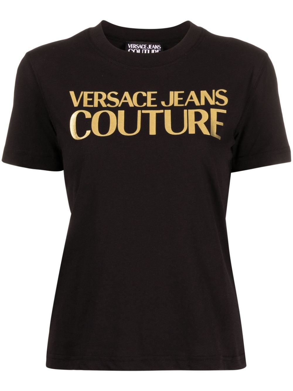 logo-print cotton T-shirt - 1
