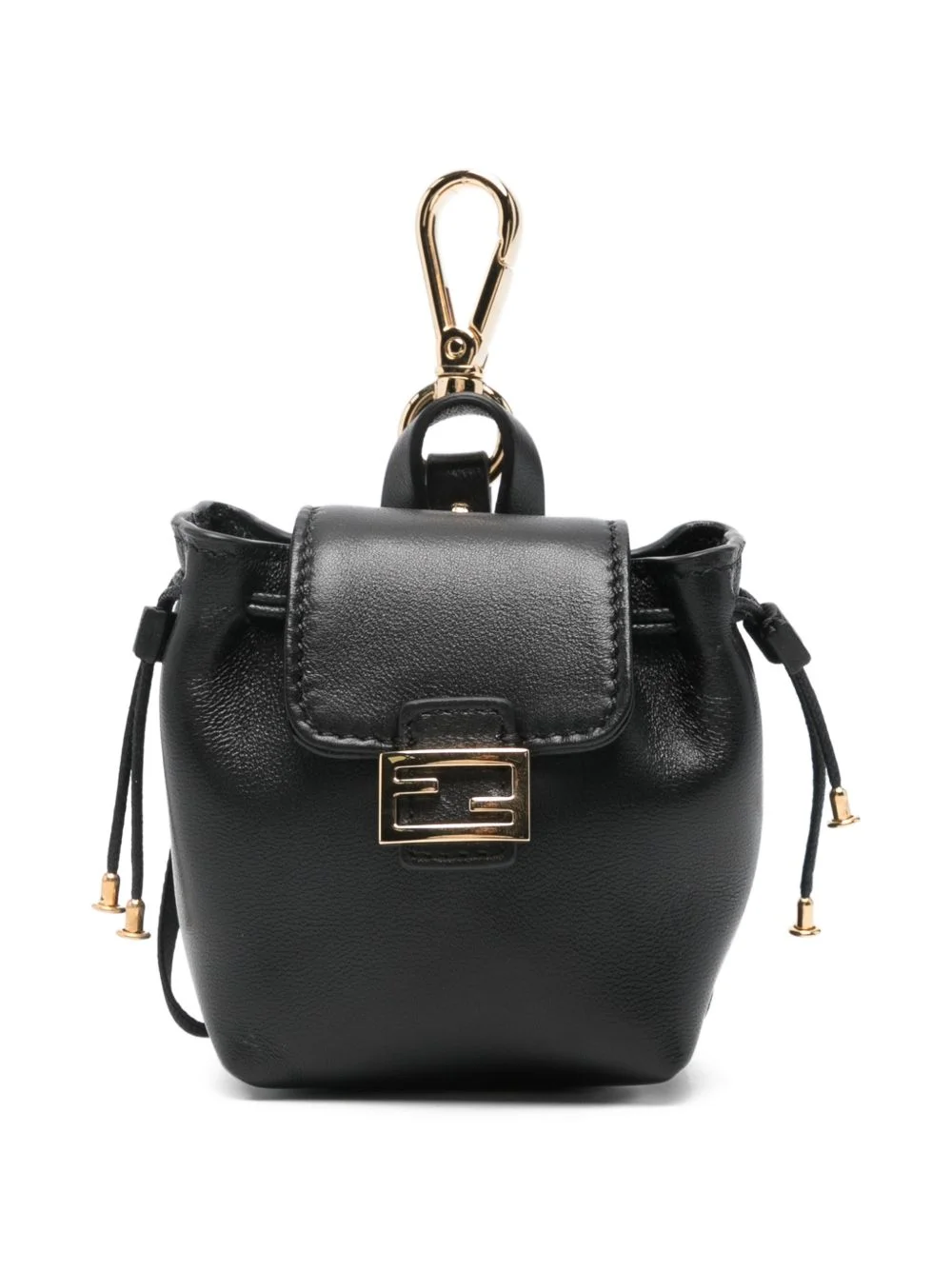 logo-plaque bag charm - 1