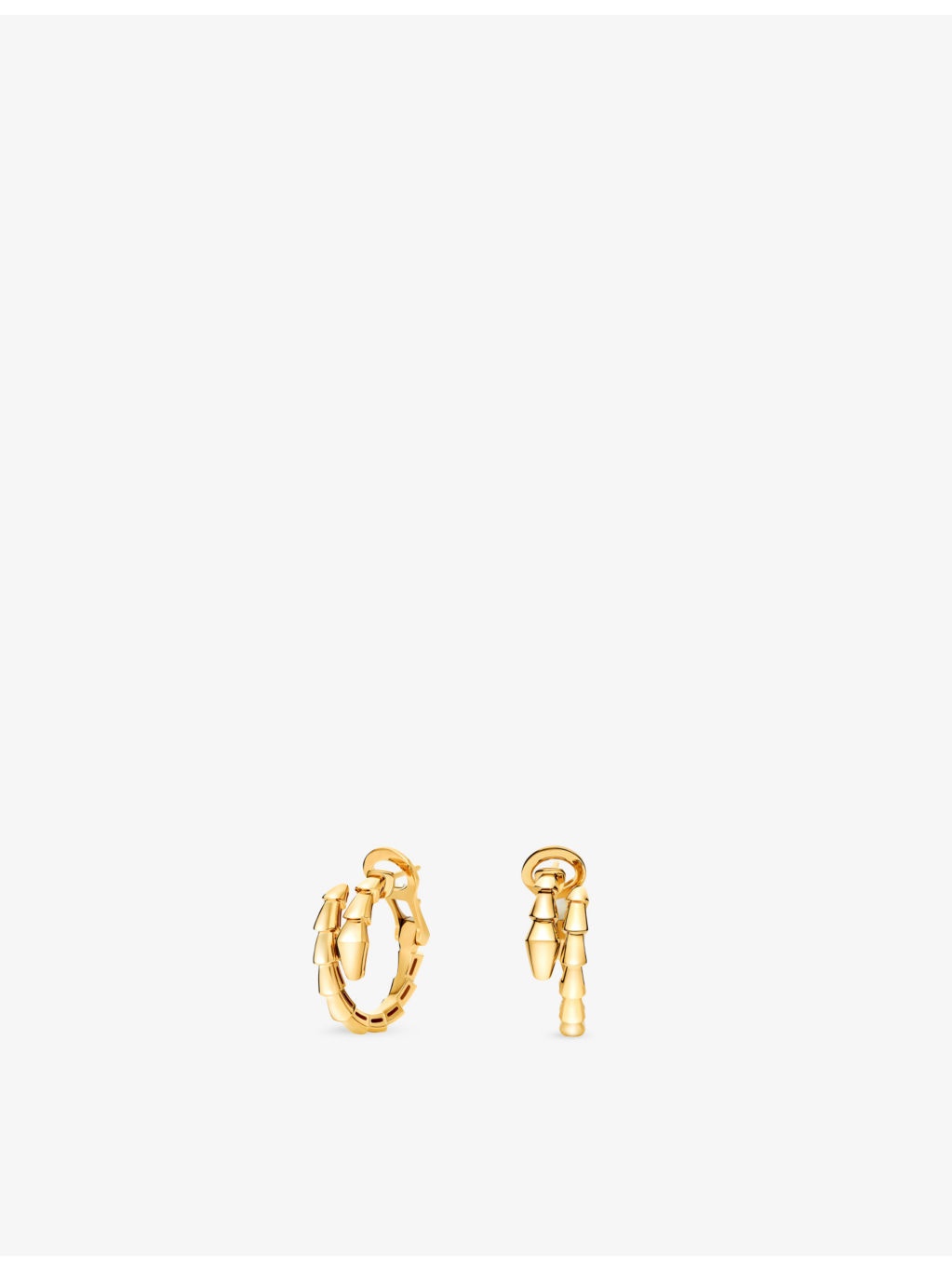 Serpenti Viper 18ct Yellow-Gold Earrings - 1