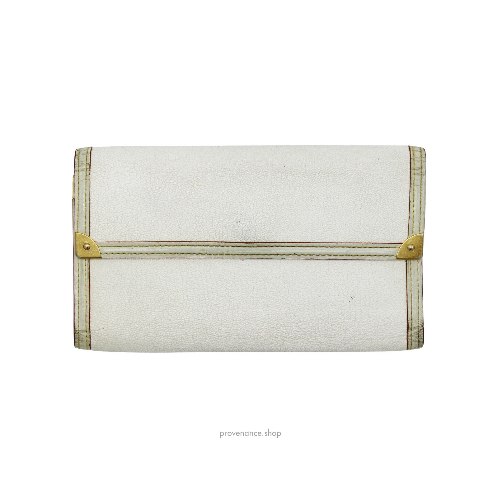Louis Vuitton International Wallet - White Suhali Leather - 2