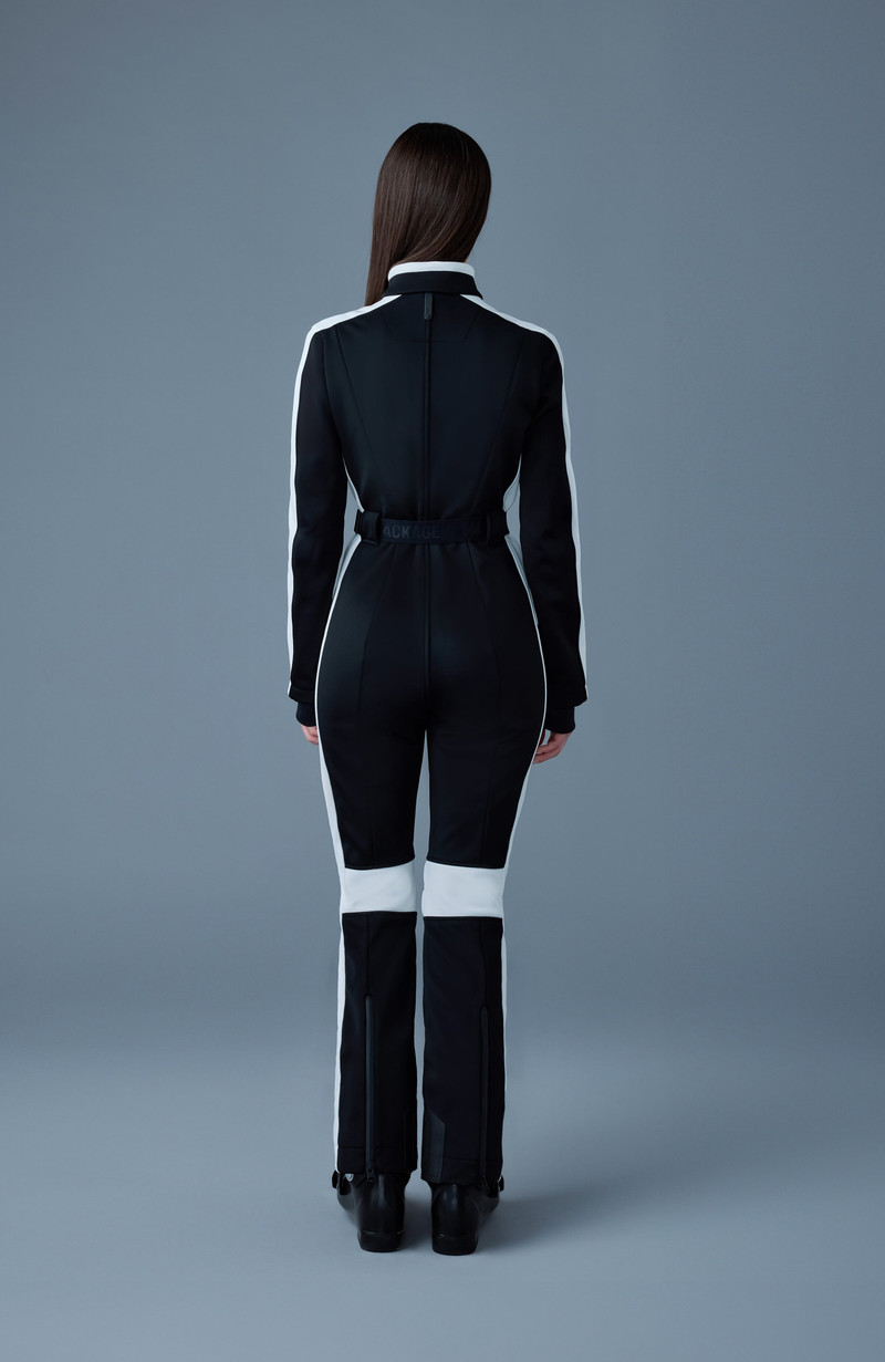 MIAKIM Techno fleece ski suit with asymmetrical zip 4