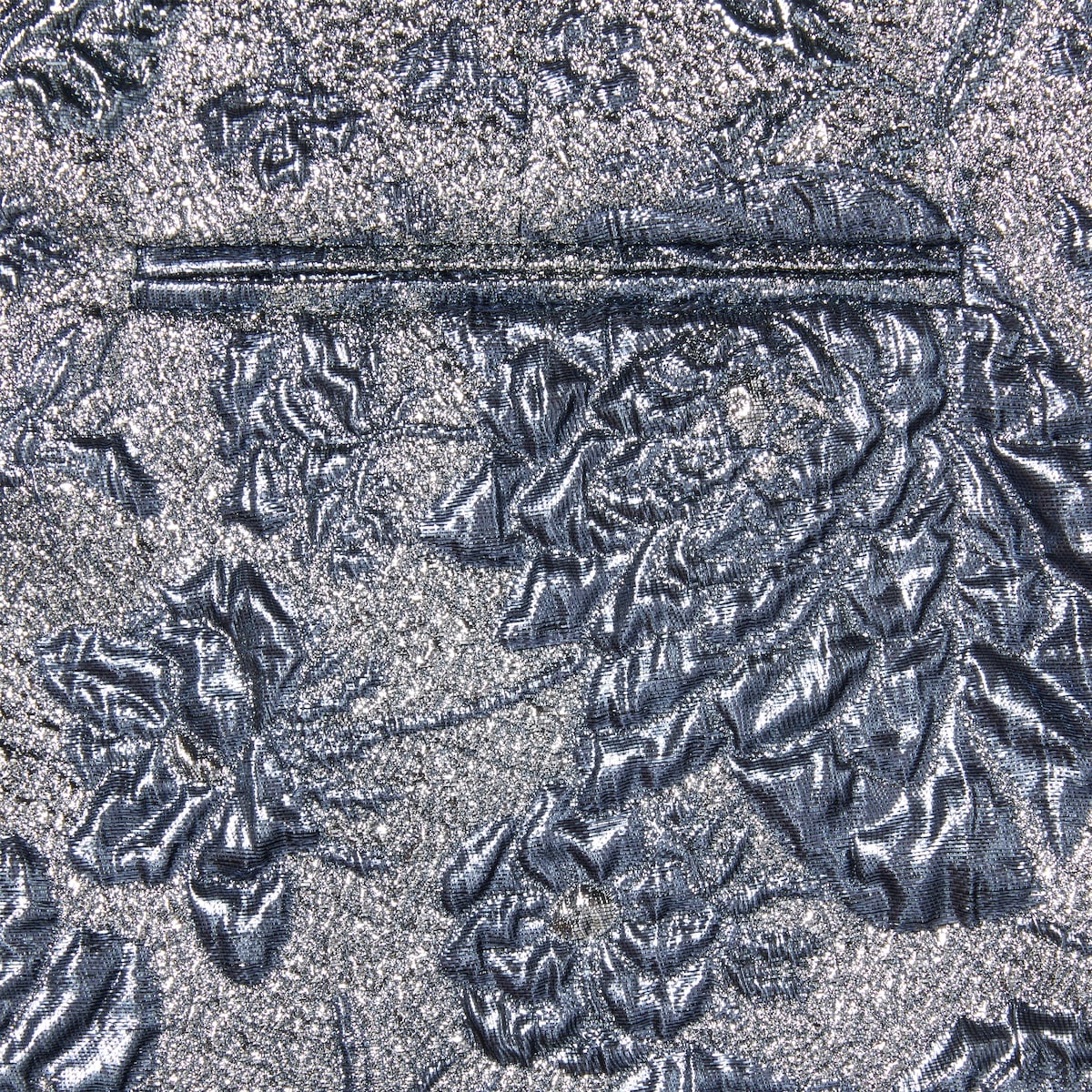 Floral lamé brocade shorts - 7