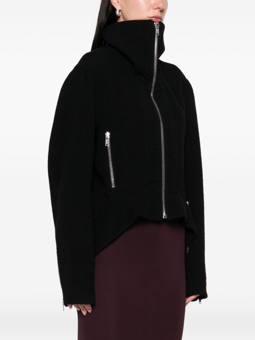 zip-front jacket - 3