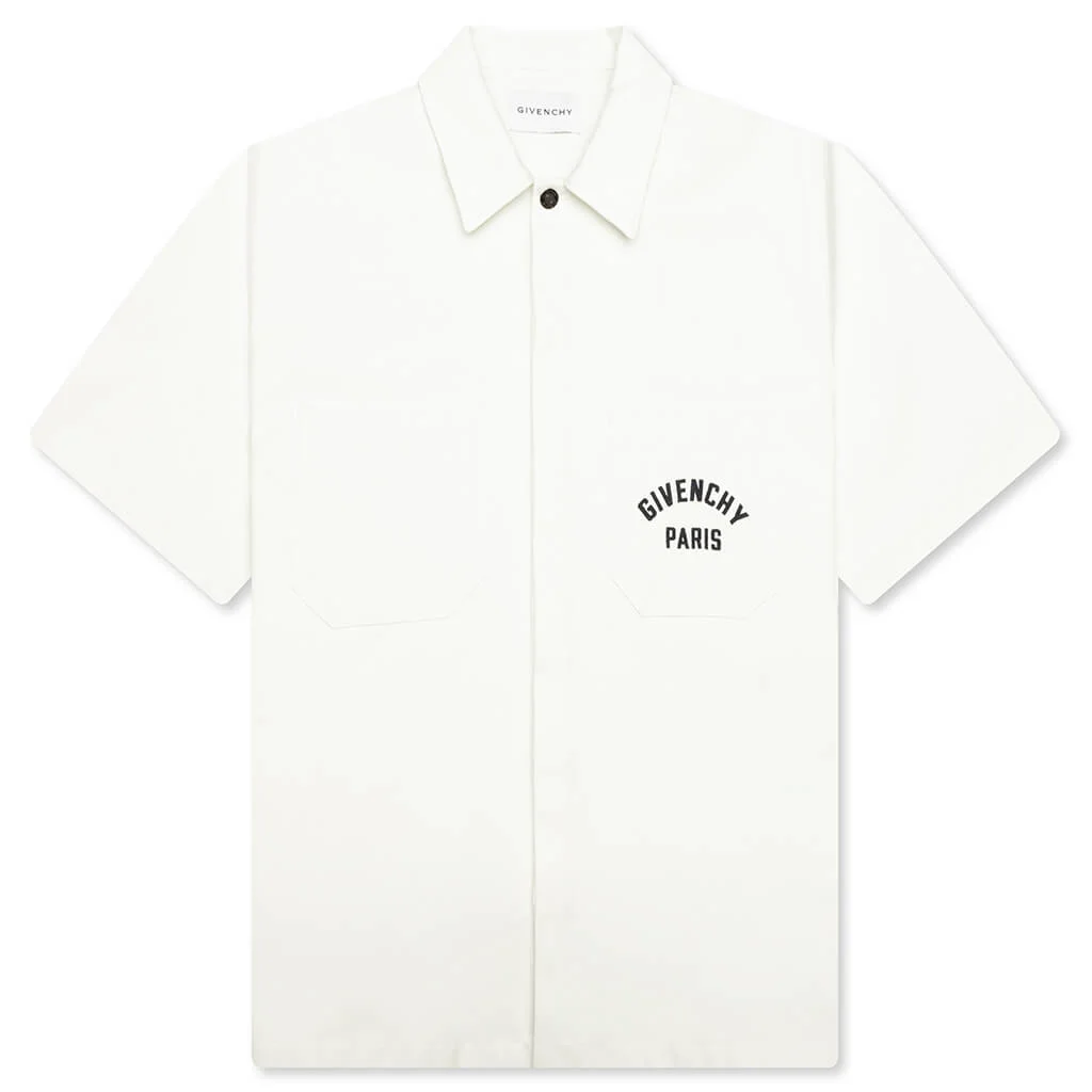 PARIS PATCH POCKET SHIRT - IVORY - 1