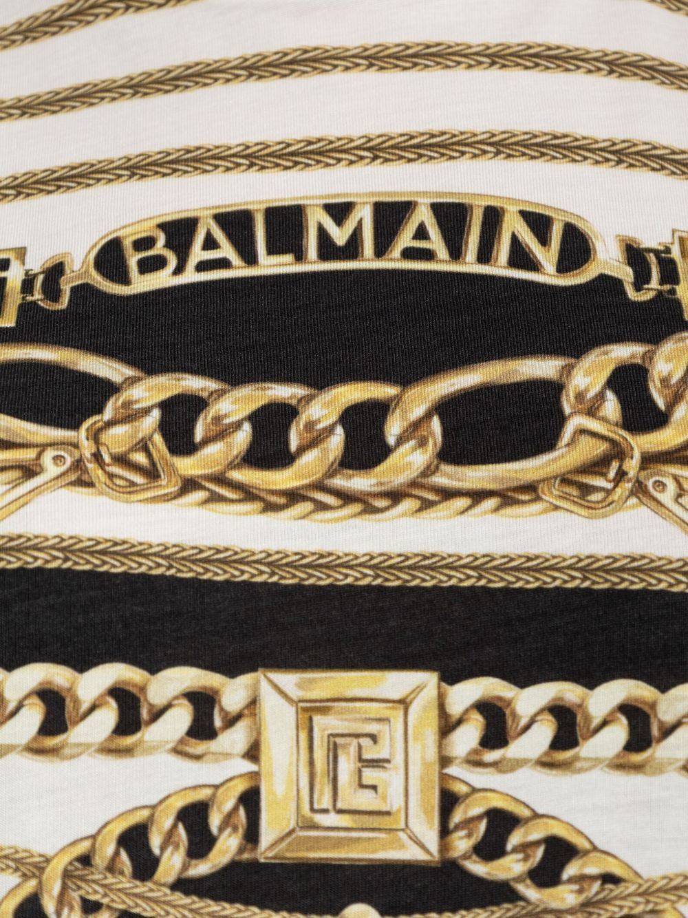 baroque-pattern T-shirt - 5