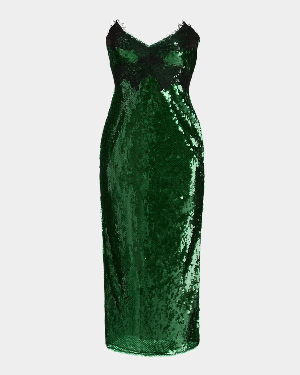 Ellen Strapless Sequin Midi Dress - 1