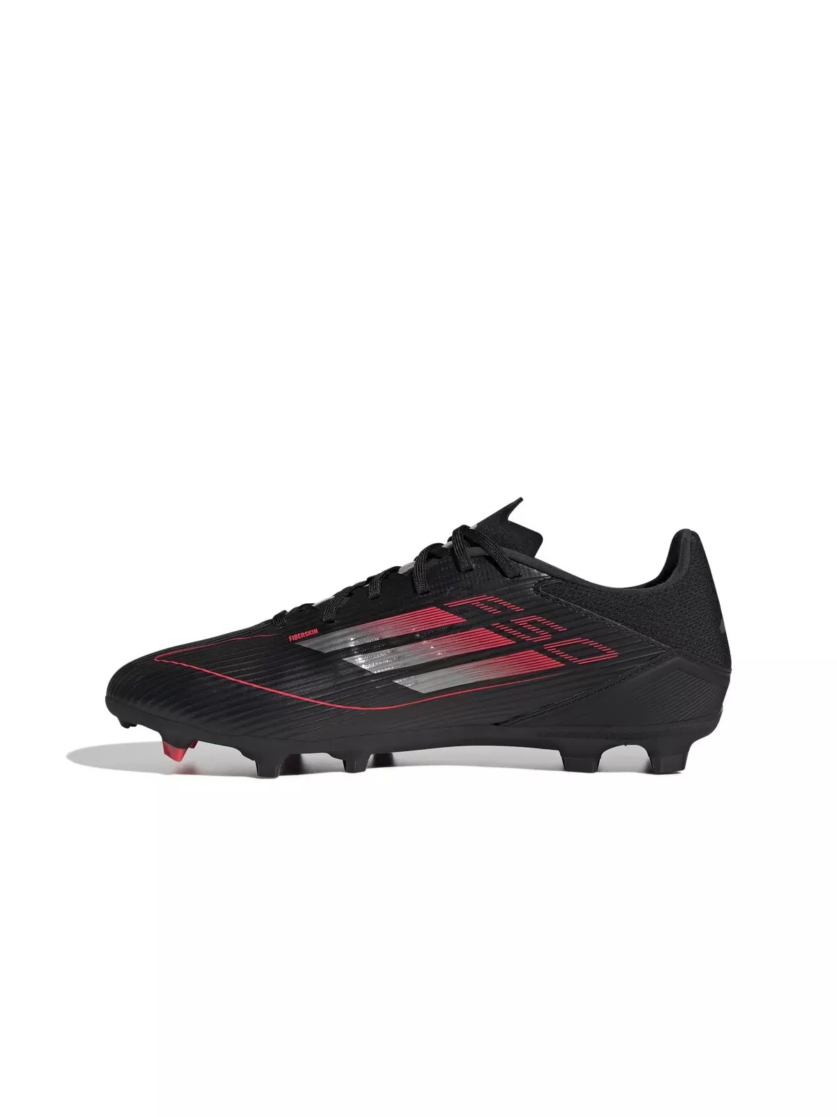 F50 League MG "Core Black/Iron Metallic/Lucid Red" Unisex Soccer Cleat - 2