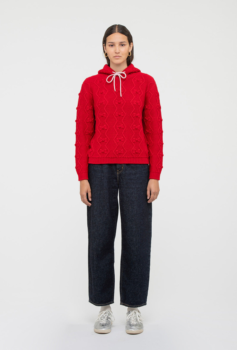 Junie Hoodie - Rose Red 4