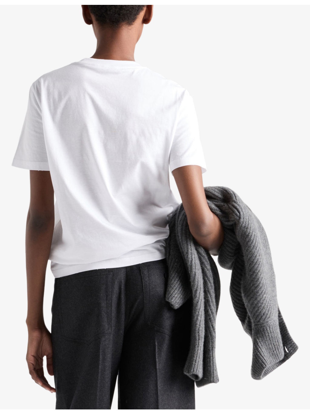 Brand-Plaque Short-Sleeved Cotton-Jersey T-Shirt - 3