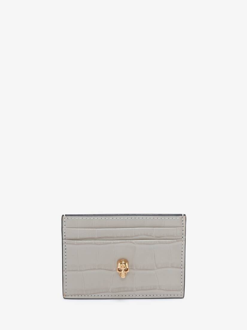 Skull Card Holder in Grey - 1