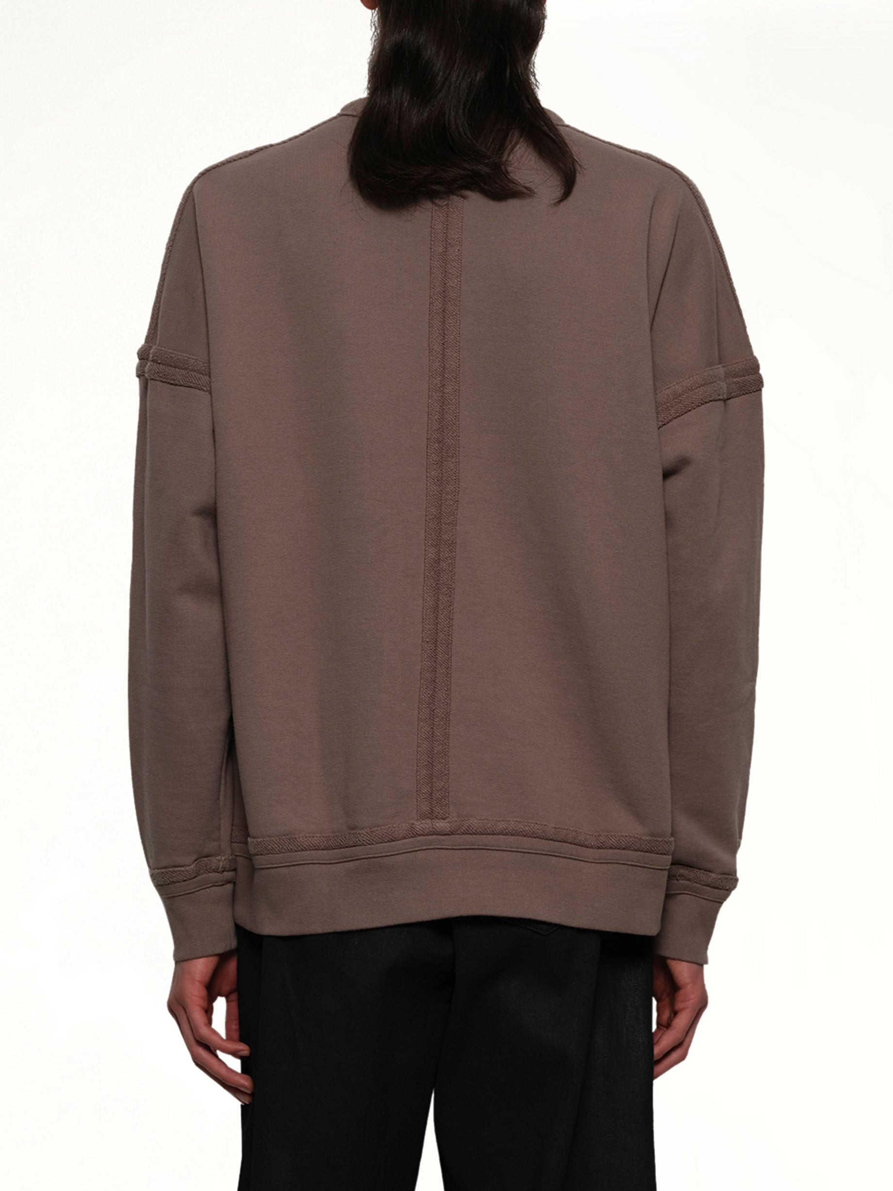 Pocket Sweatshirt in Gray Beige - 5