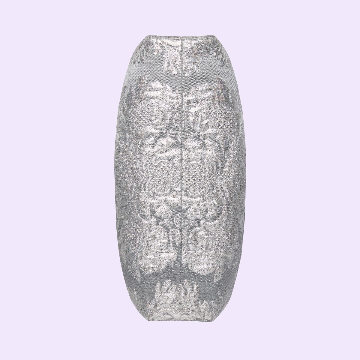 Floral brocade handbag with bow - 8