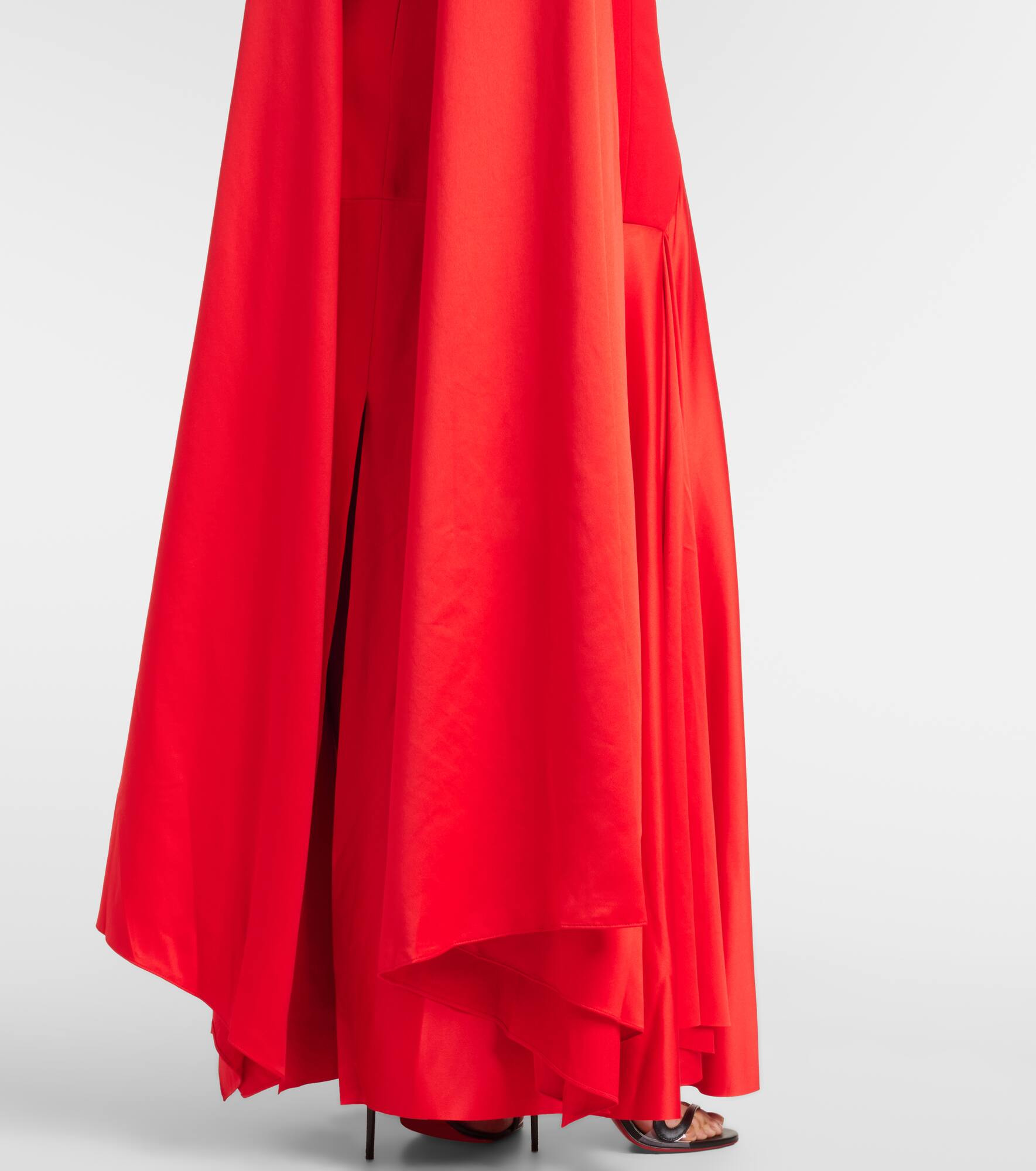 Cece crêpe and satin maxi dress - 6