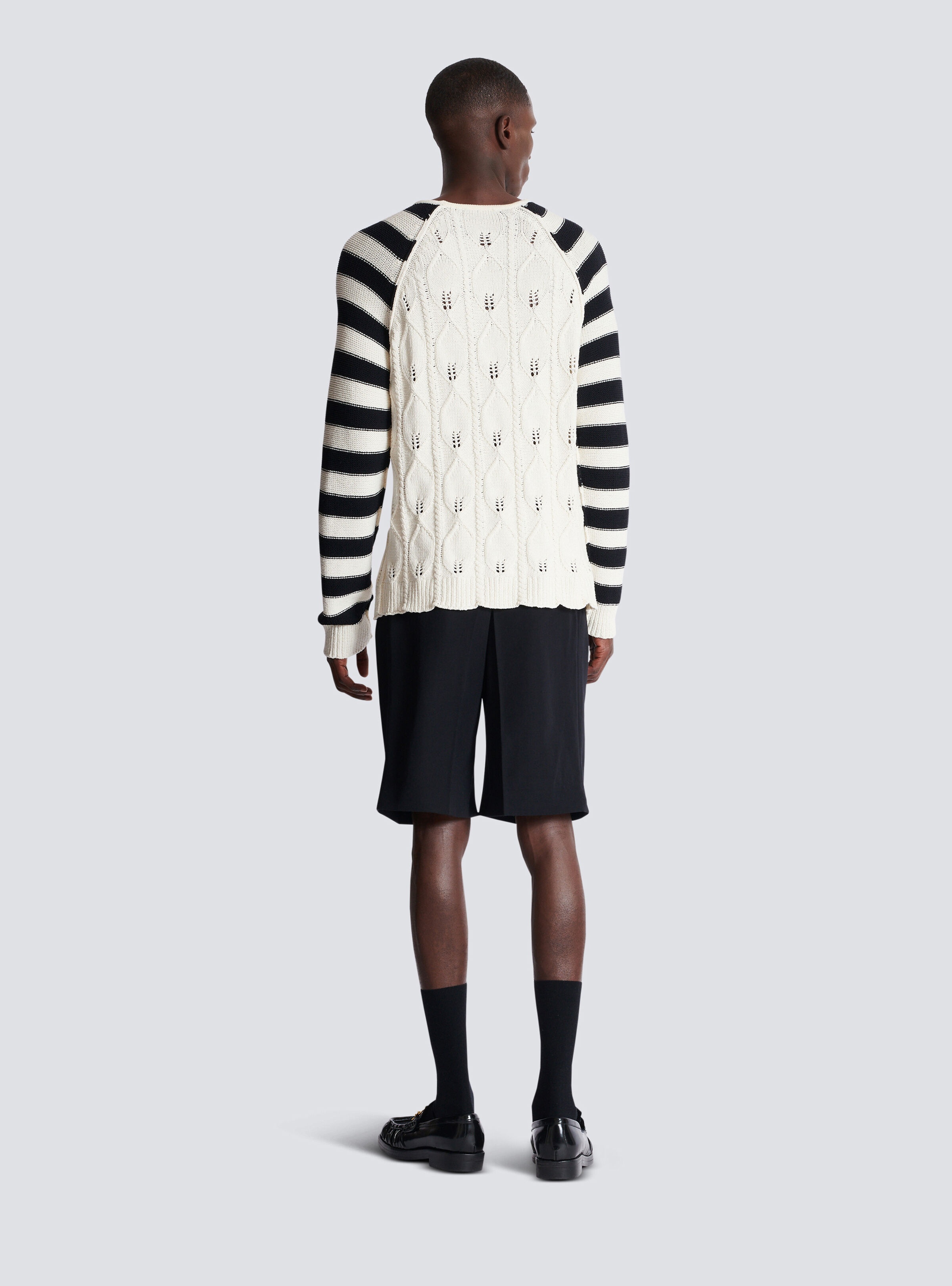 Cable knit jumper - 4