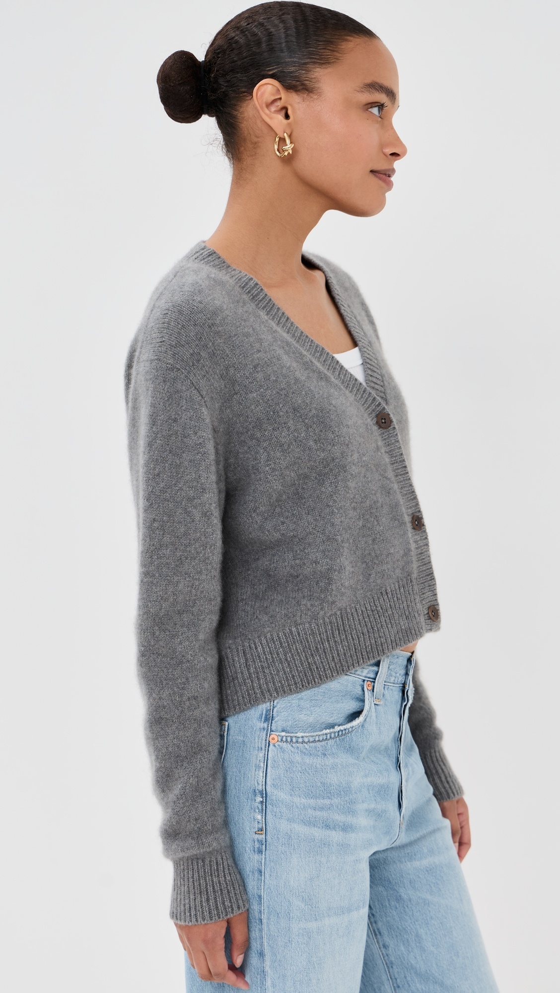 Cashmere Boxy Cardigan - 3