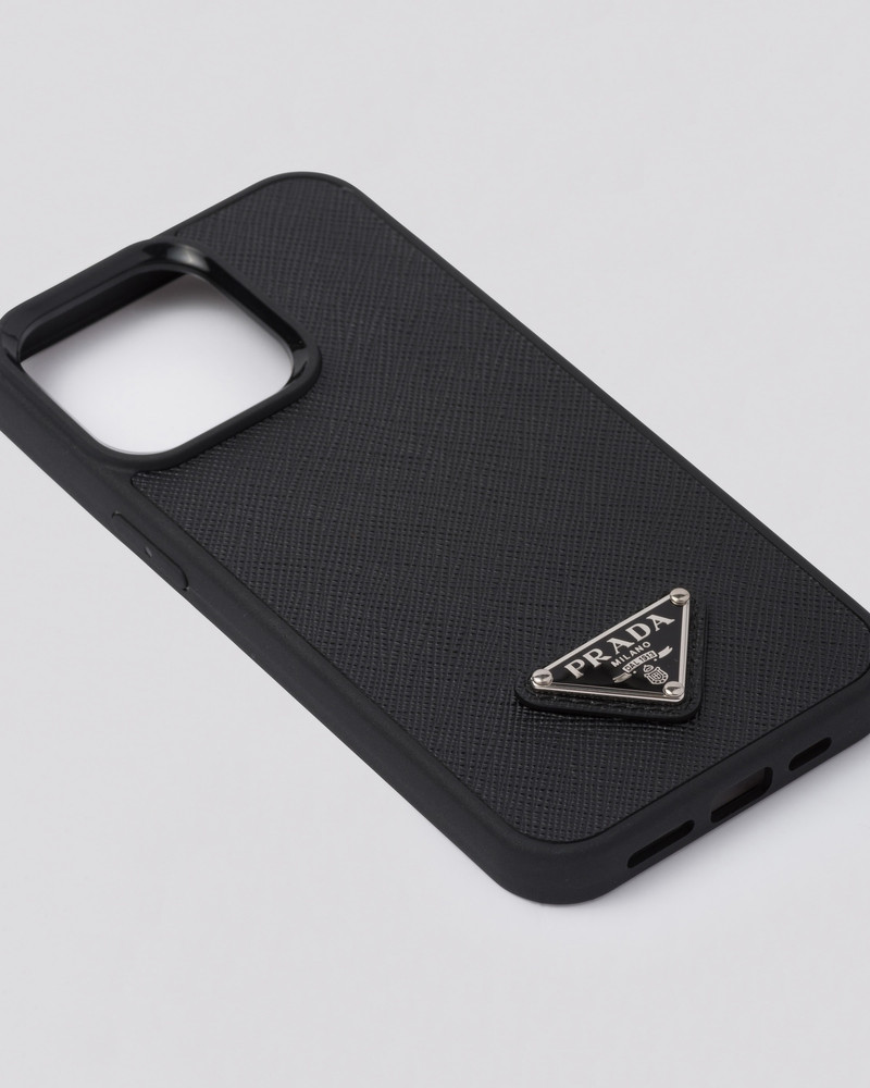 Prada Saffiano leather iPhone 13 Pro cover outlook