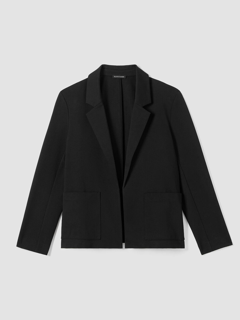 Cotton Ponte Blazer 1
