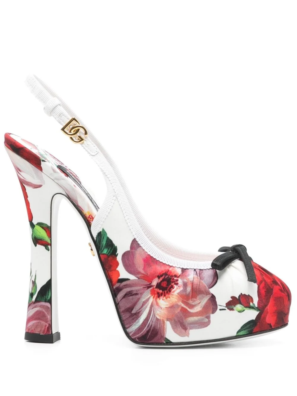 satin slingbacks pumps - 1