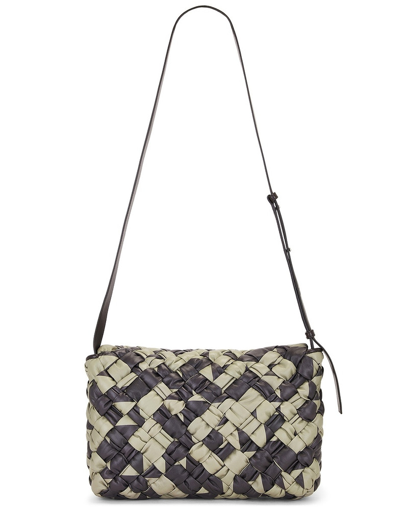 Bottega Veneta Rumple Intreccio 3.0 Traffic Tape Messenger Bag outlook