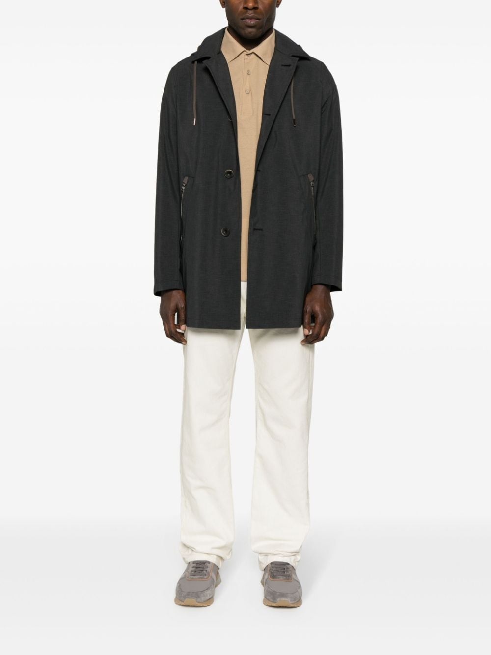 mid-lenght hooded parka - 2