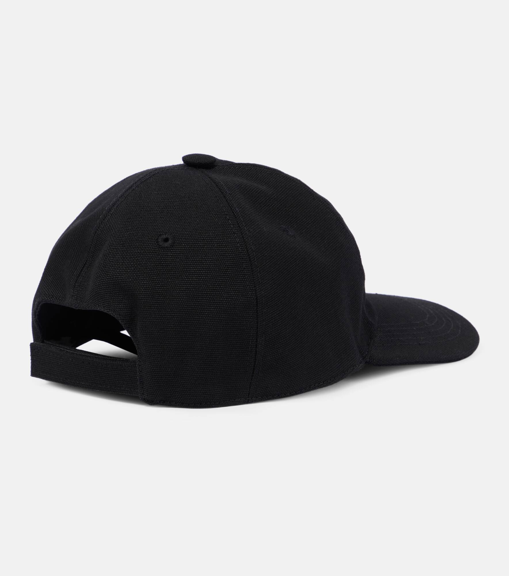 Logo cotton baseball cap - 4