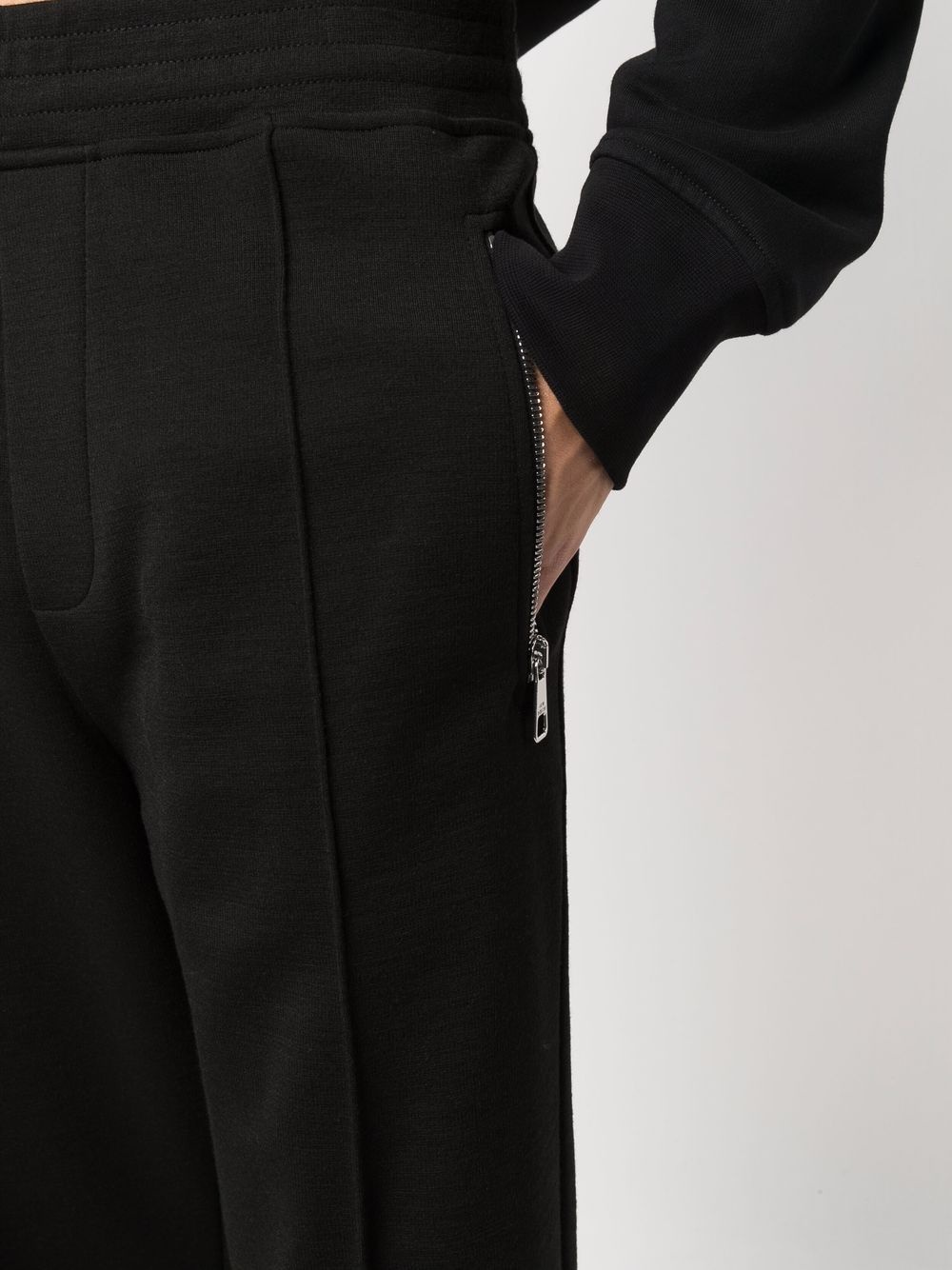 raised seam track trousers - 5