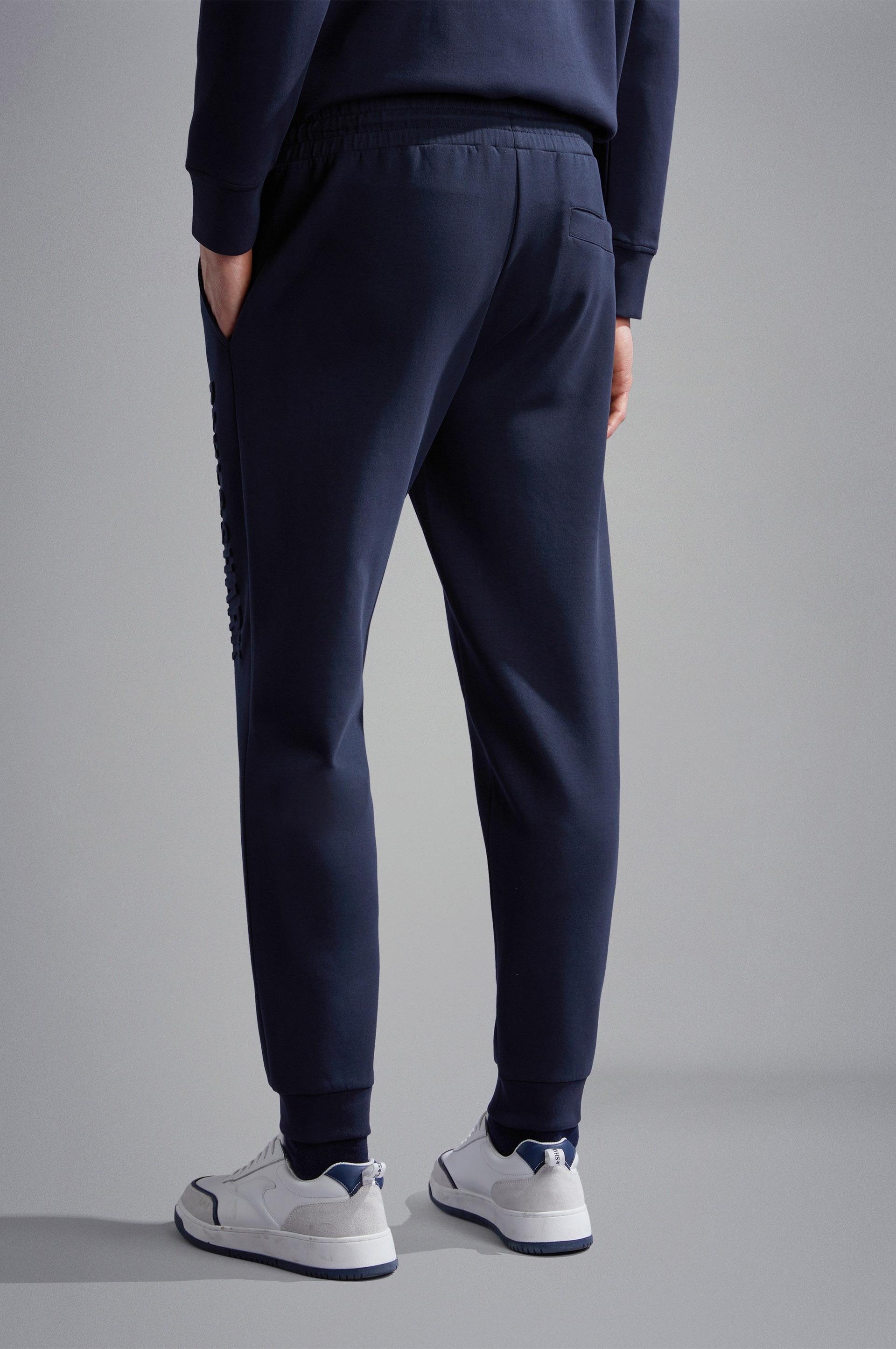 ACTIVE FLEECE COTTON TRACK-PANTS - 3
